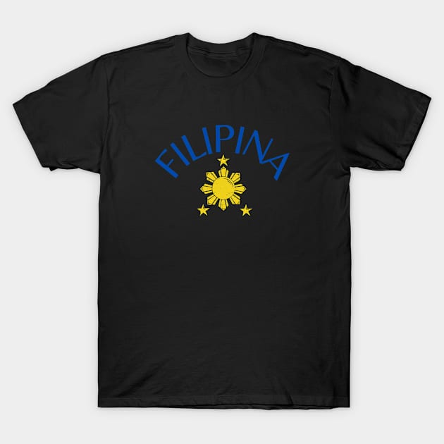 3 stars and a sun - filipina roots T-Shirt by CatheBelan